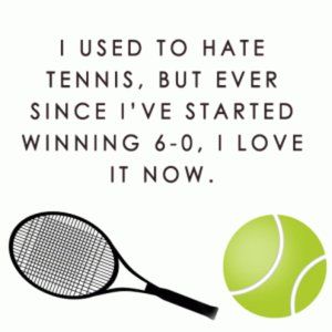 To all my Tennis friends.